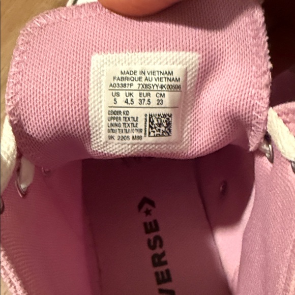 Converse Women's High-Top Sneakers in Pink - Picture 5 of 5